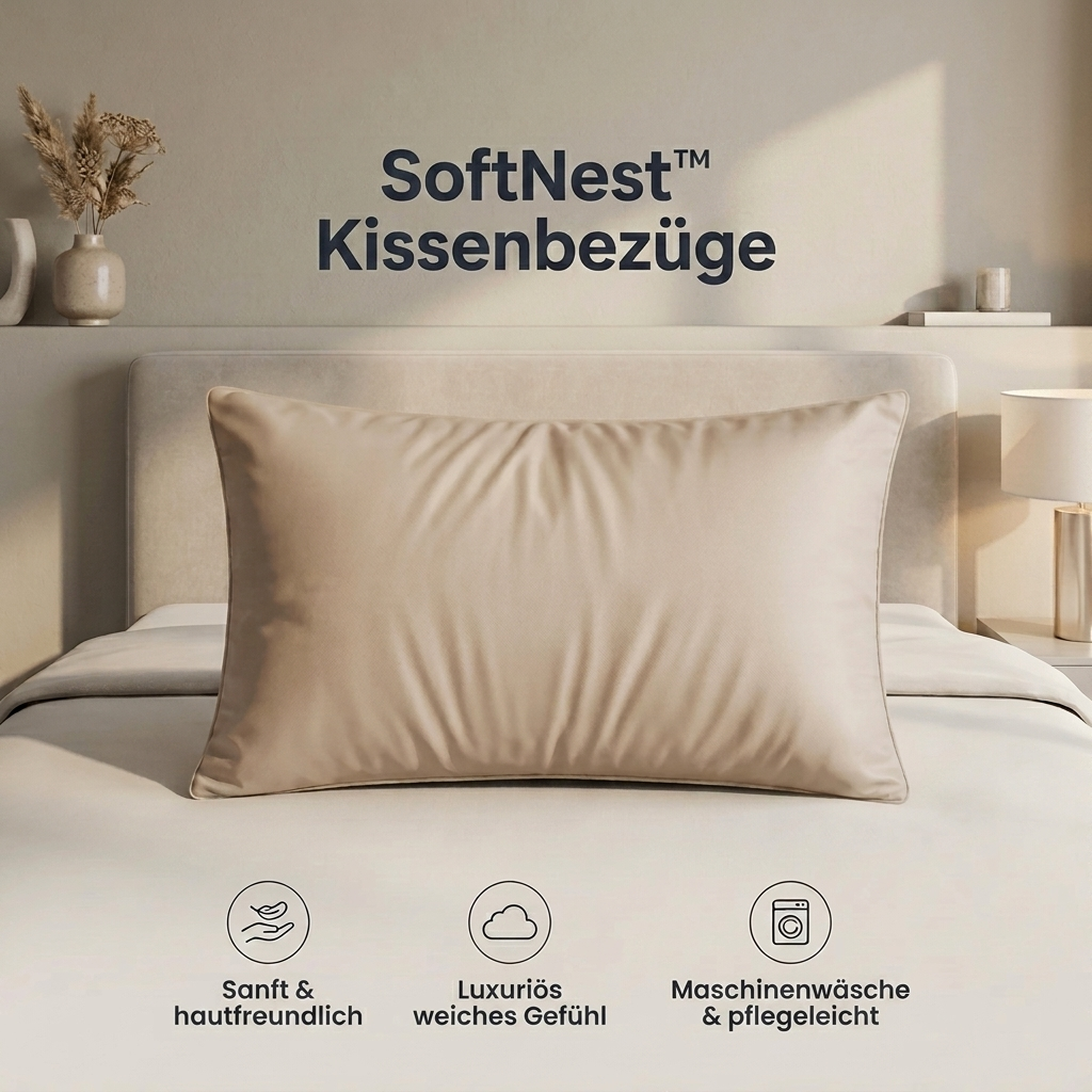 SoftNest™ Kissenbezüge