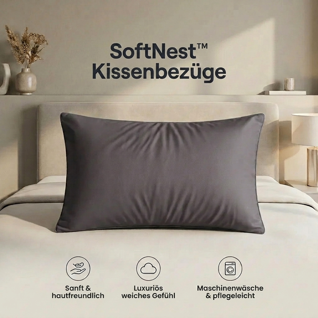 SoftNest™ Kissenbezüge