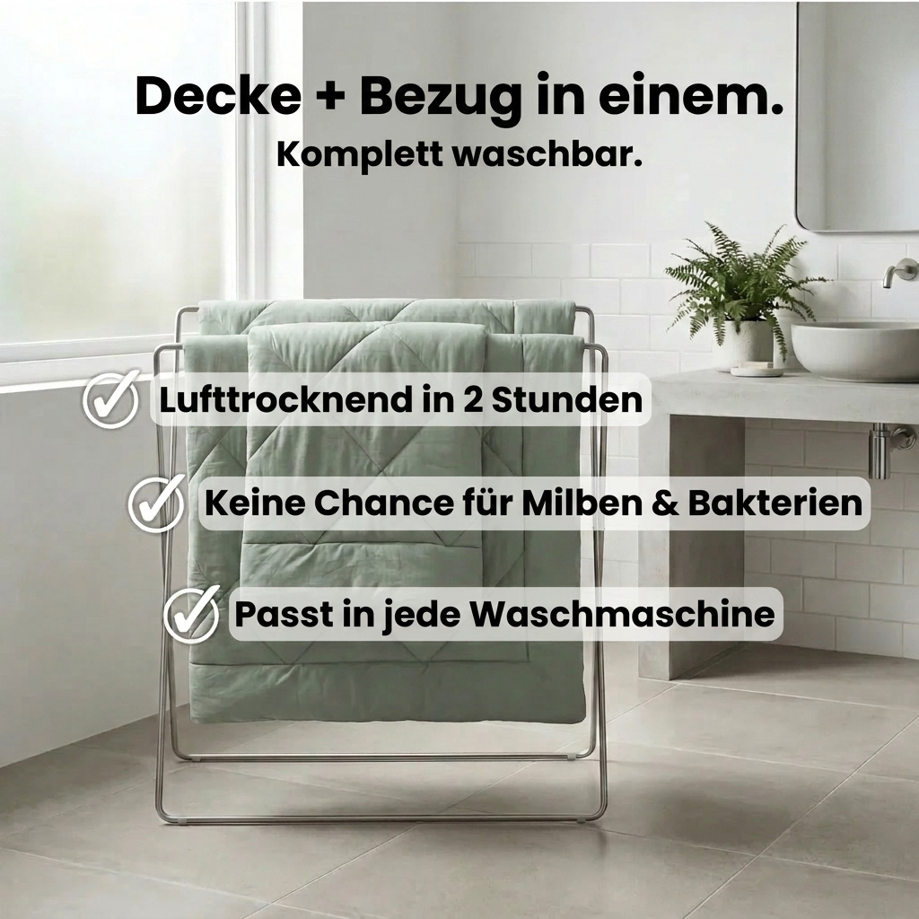 SoftNest™ Bettdecke – 2-in-1 Decke ohne Bezug